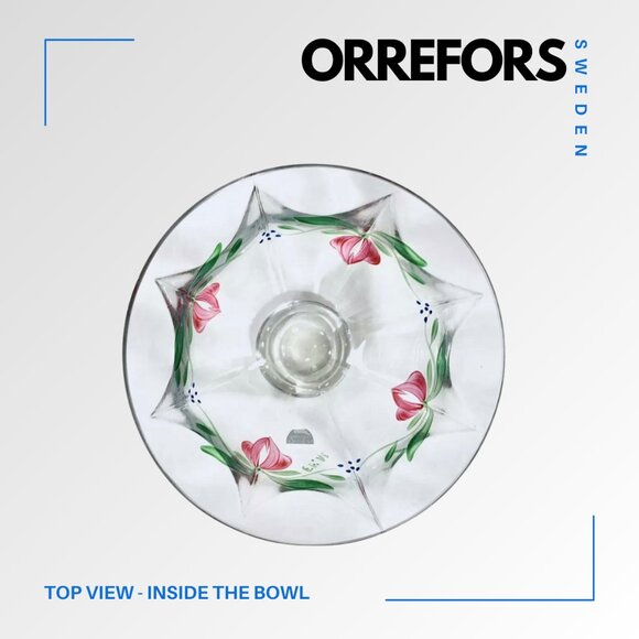 ORREFORS Sweden Rare Maja 5" Round Bowl - Picture 7 of 15